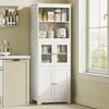 Kš¹chen-Sideboard mit 4 Tš¹ren, 2 offenen Regalb?den und Produktbild-Vorschau 3