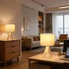 EDISHINE – zestaw 2 sztuk: drewniana lampa stołowa, lampka Podgląd zdjęcia produktu 4
