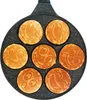 Pancake Pfanne 7 Smileys marmorierte Antihaftbeschichtung Produktbild-Vorschau 3