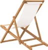 vidaXL Liegestuhl Teak 56x105x96 cm Creme Produktbild-Vorschau 5