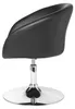 Amstyle Lift Design Drehsessel Sessel Leder Optik schwarz; Produktbild-Vorschau 25