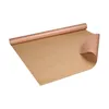 Papier cadeau Mille fleurs, marron, papier kraft 0,70 x 10 Voir les images du produit 3