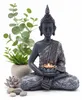 Buddha con portacandela da 30 cm Anteprima dell’immagine prodotto 1