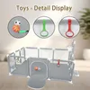 Laufstall Baby 180x120cm,Laufgitter Schutzgitter mit Produktbild-Vorschau 4