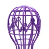 A purple wig stand on a white background. Produktbild-Vorschau