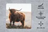 MuchoWow® Mauspad Mousepad Schottische Highlander - Tiere - Produktbild-Vorschau 2