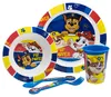 Set di stoviglie in plastica Paw Patrol Set di 5 pezzi in Anteprima dell’immagine prodotto 1