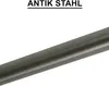 MDEKOR Metallrohr für Gardinenstange, 19 mm, Antik Stahl, Produktbild-Vorschau 3