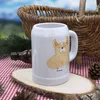 Mr. & Mrs. Panda Seidel Corgie - Weiß - Geschenk, Humpen, Produktbild-Vorschau 3