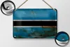 Blechschild Flagge Botswanas 18x12cm Flag of Botswana Rost Produktbild-Vorschau 2