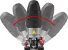 A jigsaw with multiple angled views indicated by a red arrow, suggesting its adjustable bevel feature. Produktbild-Vorschau