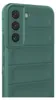 A close-up of the back of a green phone case. Produktbild-Vorschau