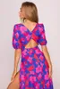 Made of Emotion Maxi abito donna Gahevere I. M858 rosa-navy Anteprima dell’immagine prodotto 7