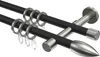 Interdeco Gardinenstange / Vorhangstange Schwarz / Produktbild-Vorschau 1