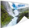 MuchoWow® Poster Wasserfall Kjosfossen Foto 120x80 cm - Produktbild-Vorschau 1