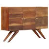 vidaXL Sideboard Braun Altholz Massiv 110x30x75 cm Produktbild-Vorschau 8