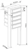 Briefkastenanlage Stairs for Five aus Edelstahl Produktbild-Vorschau 3