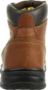 The back view of a brown work boot. Podgląd zdjęcia produktu