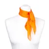 Nickituch Seidentuch orange Seide 55x55cm Produktbild-Vorschau 3