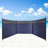 Větrná zástěna na pláž modrá s taškou - 500 x 140 cm - Náhled obrázku produktu 1