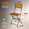 CASARIA® Gartenmöbel Set Balkon 2 Personen Vollmontiert Produktbild-Vorschau 6