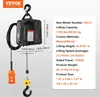 A product image showing an electric hoist with its specifications listed next to it. Anteprima dell’immagine prodotto