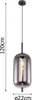 Globo Lighting Hängeleuchte Metall schwarz, 1x E27 Produktbild-Vorschau 3