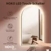HOKO LED Bogenspiegel mit Metallrahmen 60x100 cm Anti-fog Produktbild-Vorschau 2