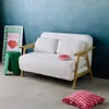 sweeek - 2-Sitzer Schlafsofa aus Heveaholz mit Produktbild-Vorschau 4