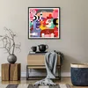 Gerahmtes Poster - Schwarzer Rahmen - Abstraktion modern - Produktbild-Vorschau 7