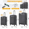KESSER® Set da viaggio composto da 3 valigie rigide, taglie Anteprima dell’immagine prodotto 2
