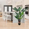 Strelitzia Plante Artificielle Artificiel Plastique Pot Voir les images du produit 4
