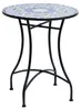 Outsunny Gartentisch Mosaiktisch Balkontisch Beistelltisch Produktbild-Vorschau 1