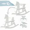 Wooden Rocking Horse - ROBA - Removable Safety Bar - White Productafbeelding-voorbeeld 17