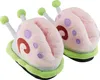 A pair of plush slippers shaped like Gary the Snail from SpongeBob SquarePants. Produktbild-Vorschau