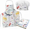 DOMAREX Küchenschürze für Kinder + Kochmütze Set, 100% Produktbild-Vorschau 1