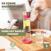 Carafe en verre AMISA 1,2 litre Tango red Voir les images du produit 4