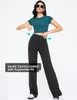 Yogahose Sporthose Damen, Weite Hose High Waist Produktbild-Vorschau 3