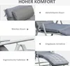 Outsunny Sonnenliege Strandliege Gartenliege Klappbar Produktbild-Vorschau 5