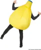A person wearing a yellow bottle costume with a blue cap, standing against a white background. Voir les images du produit
