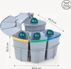 Einbau-Mülleimer ‘Kollby’ 3 x 6L+1 x 12L schwenkbar Produktbild-Vorschau 4