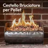CASABEL Braciere Pellet & Granuli Spesso, 30cm, Cap. 5kg, Anteprima dell’immagine prodotto 3