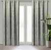 Vorhang marsala silber 140x250 cm  Ösen Ösenvorhang Produktbild-Vorschau 1