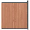 vidaXL Zaunelement Braun 173x186 cm WPC Produktbild-Vorschau 4