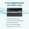 Tenda TEG1105P-4-63W-EU, Gigabit Ethernet (10/100/1000), Náhled obrázku produktu 7