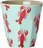 Set di 6 tazze Rice Melamina - Stampa Blue Ocean 160 ml Anteprima dell’immagine prodotto 5