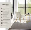 Chaise MARILYN Effet velours style scandinave - crème/or, Voir les images du produit 2