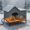 Beheizbares Katzenhaus # BK16 wetterfestes Haustierhaus für Produktbild-Vorschau 3