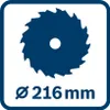 Bosch GCM 18V-216 Akku-Kapp-und Gehrungssäge Produktbild-Vorschau 14