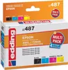 The image shows the packaging of an edding 487 multipack of compatible ink cartridges for Epson printers. Anteprima dell’immagine prodotto